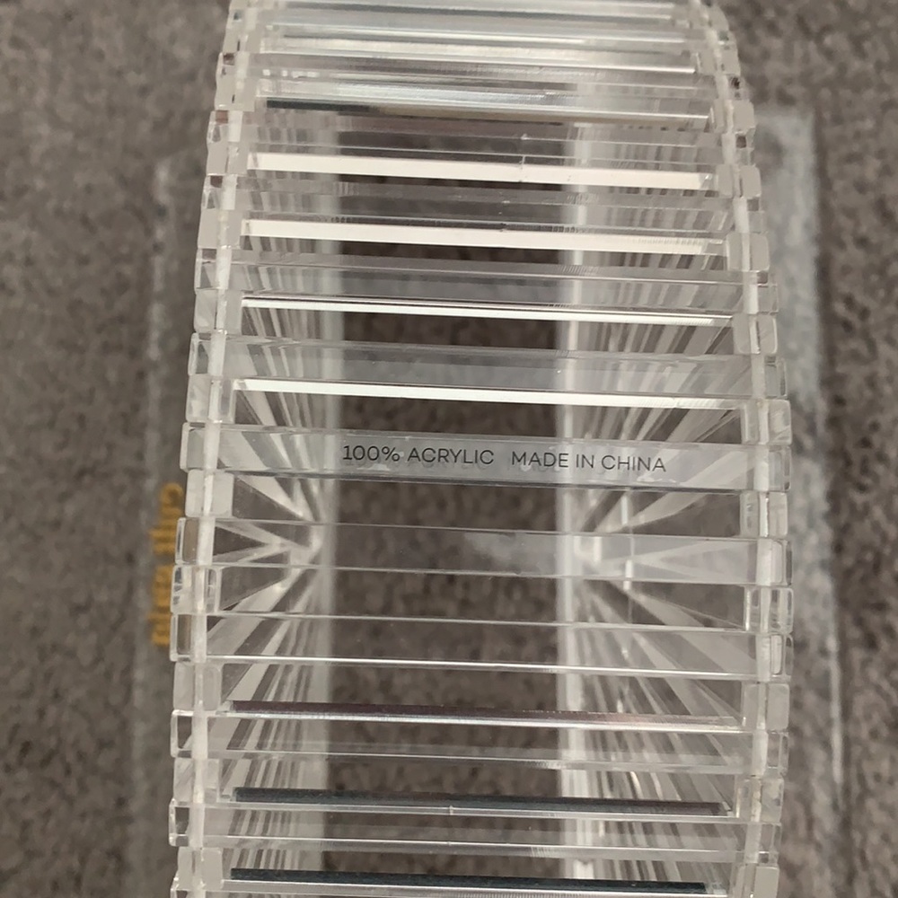 Cult Gaia clear/acrylic top handle clutch - Picture 6 of 6